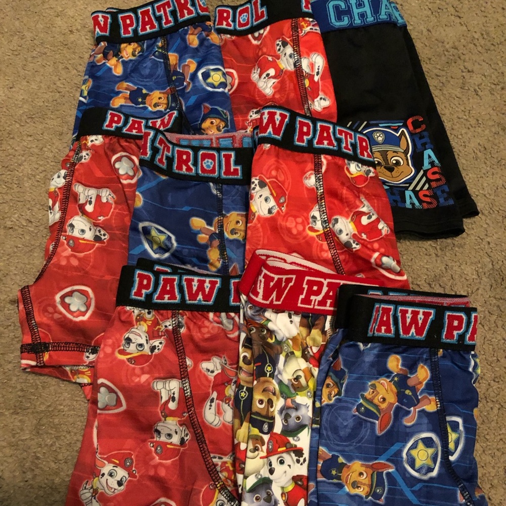 Paw Patrol Boxer Briefs Size 6
